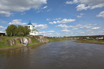 Храм Георгия Победоносца. Село Слобода. Свердловская...