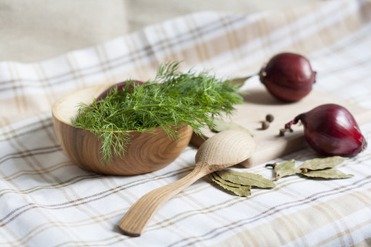 Dill and spices