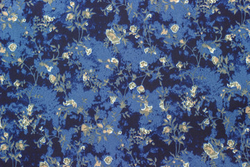 Fototapeta na wymiar fabric texture vintage floral pattern