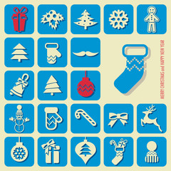 Christmas Icons Set