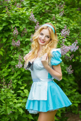 Portrait of a beautiful young blonde