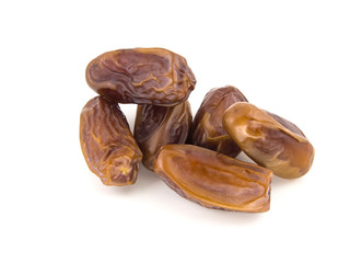 date fruit isolated on white background