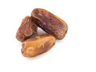 Dates isolated on white background