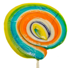 Colored sweet candys, lollipop sticks, Holidays
