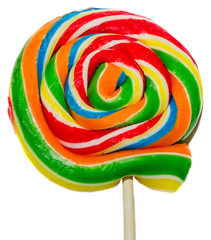 Colored sweet candys, lollipop sticks, Holidays