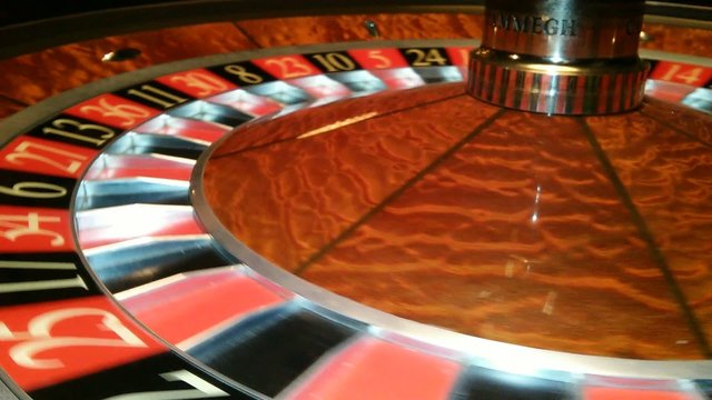 casino roulette in motion
