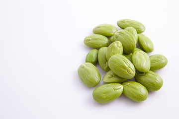Parkia speciosa isolated on white background