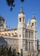 Fototapeta na wymiar Cathedral of Madrid,Spain