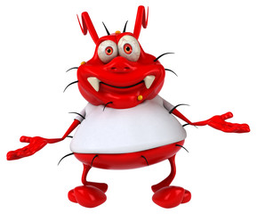 Germ with a white tshirt