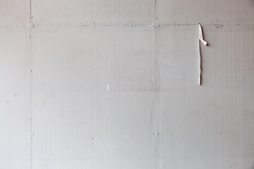 White wall background and  rope