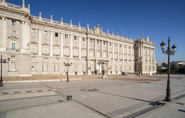 Obraz premium Royale Palace frontage,Madrid