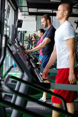 Fototapeta na wymiar fitness treadmill