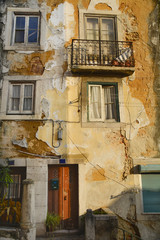 Fototapeta na wymiar Old Building in Lisbon.