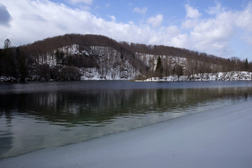 winter landscape - plitvicka jezera