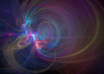 multicolored neon lights - abstract background