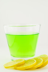 Fresh lemon and lime drink