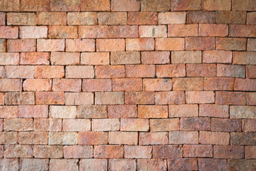 Red brick wall background and Texture
