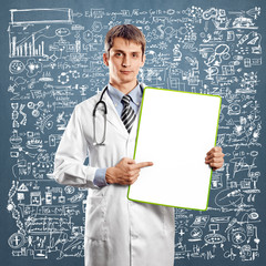 Doctor Man With Write Board