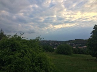 Obraz premium Park in the evening