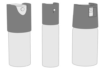 cartoon image of pepper sprays