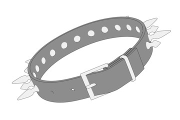 cartoon image of punk necklace