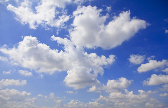 Stock Photo - Blue sky and clouds