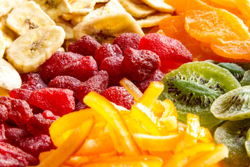Selection of dried fruits