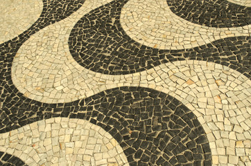 Sidewalk of Rio de Janeiro