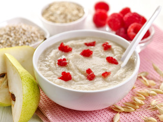 bowl of baby food