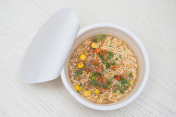 instant noodle quickly cooking for eat