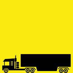 container truck trailer vector icon illustrations