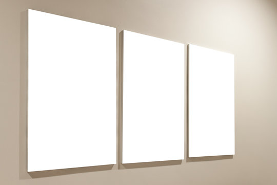 blank frame on  wall
