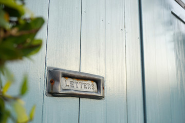 mailbox on the door