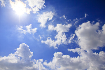 Stock Photo - Blue sky and clouds