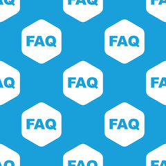 FAQ hexagon pattern