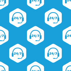 Support hexagon pattern