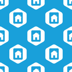 House sign hexagon pattern