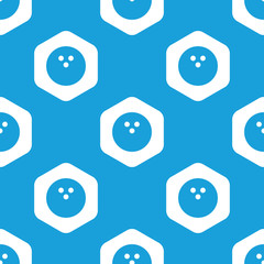 Bowling hexagon pattern
