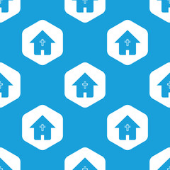 Christian house hexagon pattern