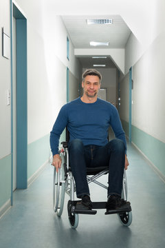 Portrait Of A Disabled Man