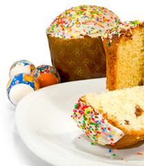 Easter cupcakes and eggs