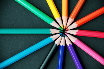 Naklejka premium Pencils
