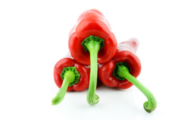 Red sweet pointy peppers(capsicum)