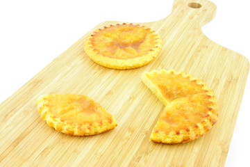 Traditional dutch cake called: Boterkoek.