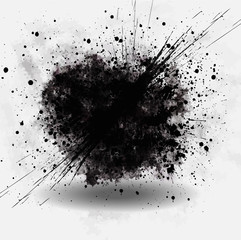 cloud explosion dirt / grunge style