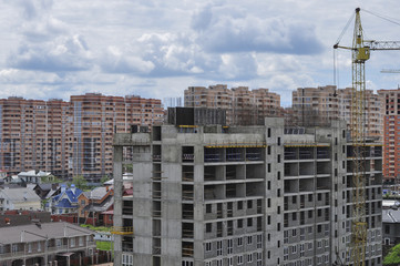 Construction of a new residential area