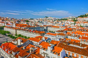 Fototapeta na wymiar Lisbon city view, Portugal