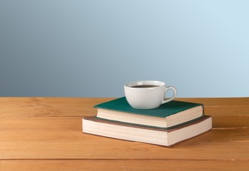 Tea, book, page.