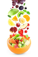 Fresh color fruits