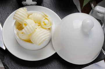 Fototapeta premium Butter Burro Mantequilla Butirru Сливочное масло